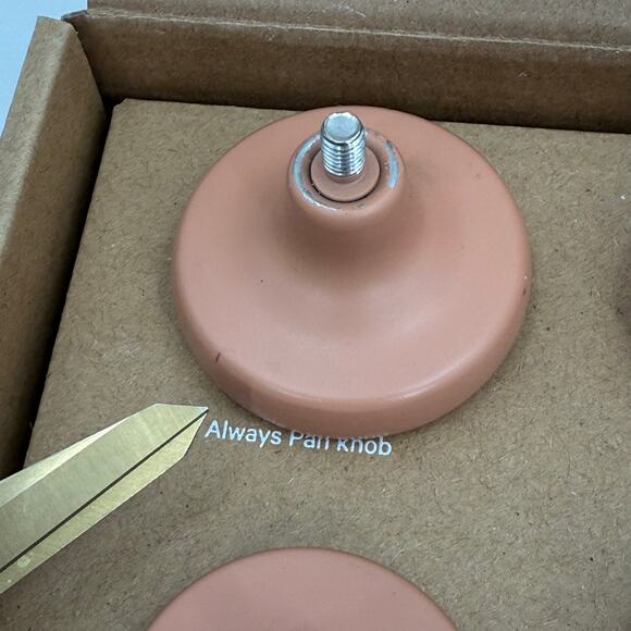 OUR PLACE Knobs Set of 4 Spice Color Always Pan Perfect Pot Cookware *Flaws - Picture 8 of 16